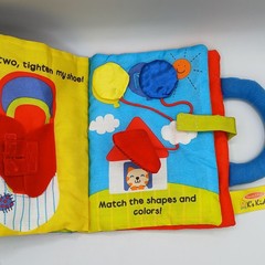 Melissa & Doug K’s Kids My First Activity Book Soft Baby Toy 8 Page