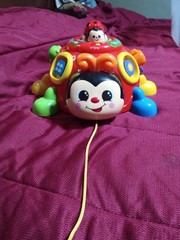 Vtech Crazy Legs Learning Bugs Ladybug Interactive Pull Toy Music Lights Up