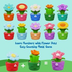 Easter Montessori Flowers Garden Toy for Toddlers, Gardening Set with Waterin…
