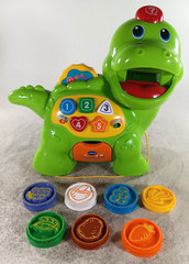 VTech Educational Kids Toy Chomp And Count Dino Baby Toddler Songs Learning