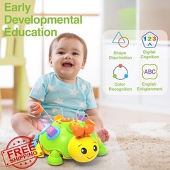 Holaxander Green Ladybug Baby Toy 6-12 Months Crawling