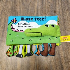 Melissa And Doug “Who’s Feet” Fabric Children’s Book
