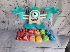Hape Monster Math Balance Scale with Monster Family Figures Preschool & Toddler