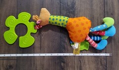 Melissa & Doug K’s Kids Funky Giraffe Stroller Toy – Crinkle, Teether, Textures