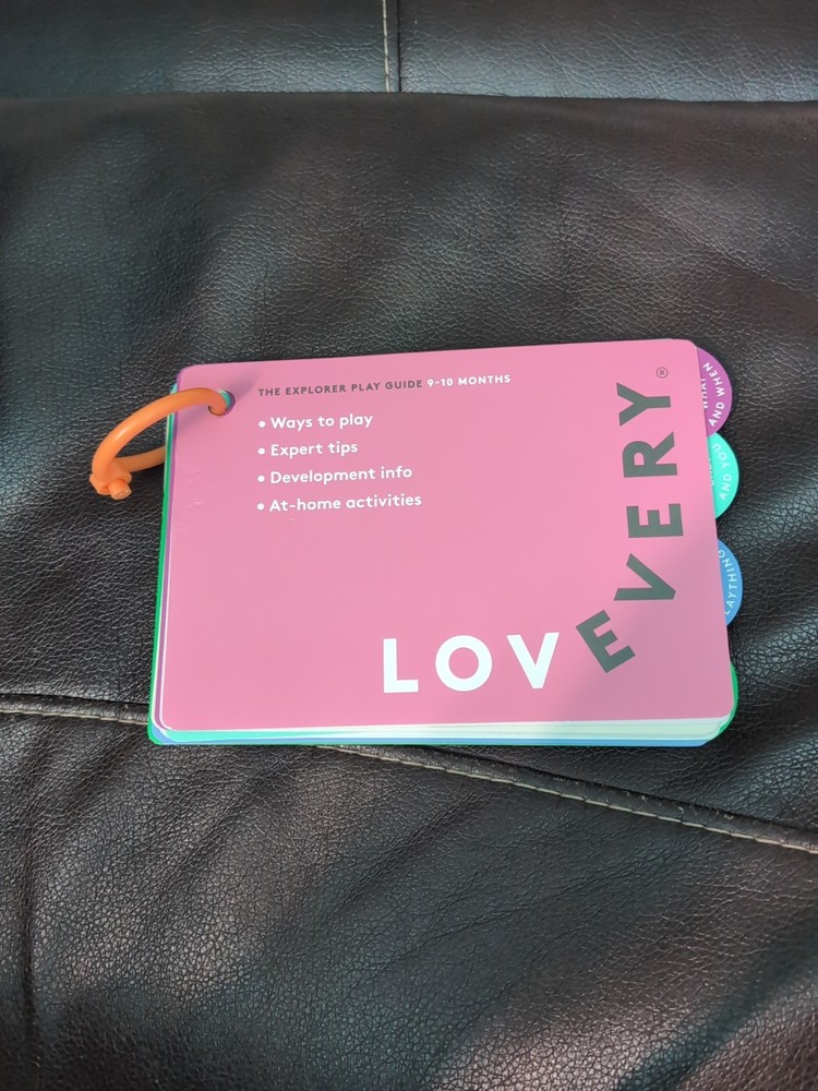 Lovevery The Explorer Play Guide Montessori Activity Book 9-10 Months