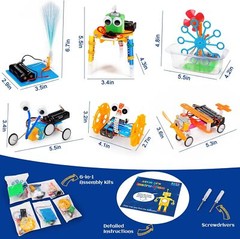 Kit de robótica STEM, 6 juegos de experimentos científicos actividades proyectos