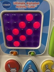 VTech Ultimate Alphabet Activity Cube Learning Toy Tested Works