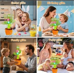 Talking Dancing Cactus Baby Toy Repeats Voice English Songs Gift for Kids