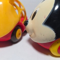 Disney Baby Oball Go Grippers Mickey Mouse & Winnie the Pooh Toy Car Set