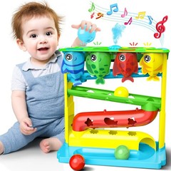 Ball Drop Toy for 1, 2 Years Old Boys & Girls, Interactive Toddler toy with…