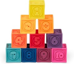 – Baby Blocks – Stacking & Building Toys for Babies – 10 Soft & Educational