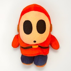 Nintendo Super Mario Shy Guy Red Plush Stuffed Animal 2017 Little Buddy 7” Toy