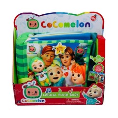 Jazwares CoComelon Musical Plush Book Plays 5 Iconic Songs Ages 18 Months+ – New