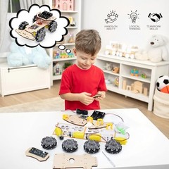 RC Robot Car Kit for Kids Ages 8-12 12-16, STEM Science Kits, STEM Projects,