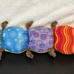 Lamaze Inchworm Caterpillar Stuffed Plush Rattle Developmental Toy Baby 24″