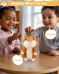 Toddler Toys Talking Hamster Repeats What You Say, Kids Toys for 2 3 4 5 6 7 …