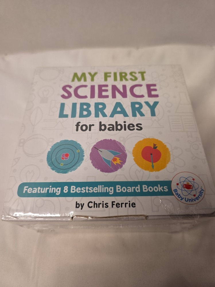 My First Science Library for babies-By: Chris Ferrie-8 Books-Baby University New