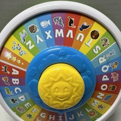 LEAP FROG LEAPFROG BABY ALPHABET AND ANIMAL WHEEL LEARNING ABC SONG RARE WORKS