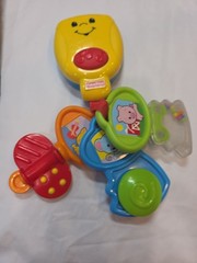 Vintage Fisher Price Brilliant Basics Nursery Rhyme Keys 2008 Mattel Fast Ship