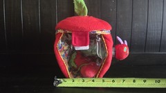 The Very Hungry Caterpillar Eric Carle Apple Plush Toy Baby Toddler Fruit 2010
