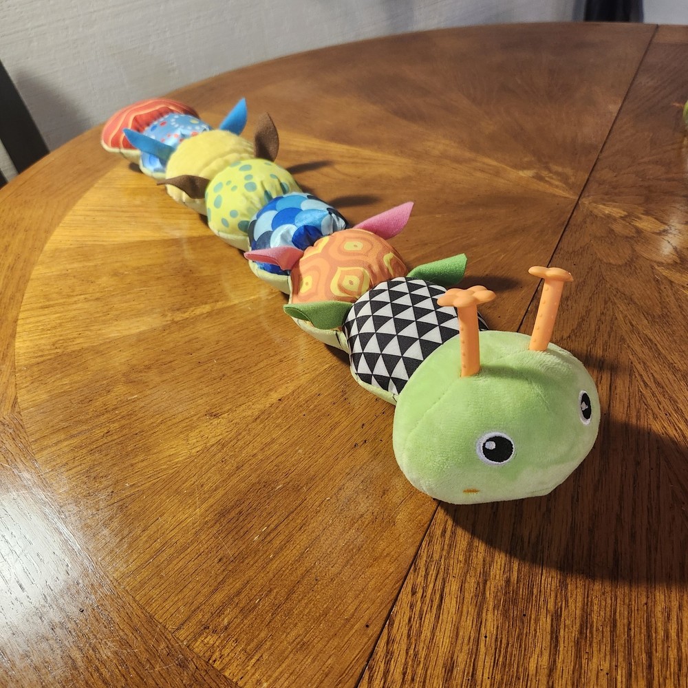 Baby Toy Plush Caterpillar Infant Stuffed Animal Rattle Crinkle Sensory 20″ READ