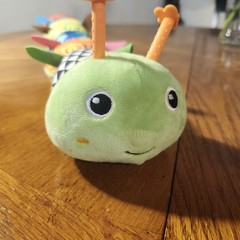 Baby Toy Plush Caterpillar Infant Stuffed Animal Rattle Crinkle Sensory 20″ READ