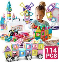 Toys For Boys Girls Kids Children 3 4 5 6 7 8 9 10 Years Old Age Magnets Tiles