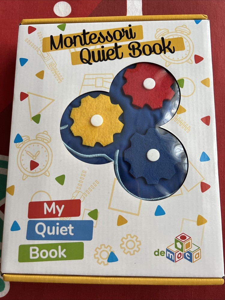 New In Box DeMoca Quiet Book Montessori for Toddlers Learning Toy Preschool
