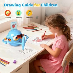 Drawing Robot for ,Doodle Bot Machine with 100 Cards,Montessori Painting Lear…