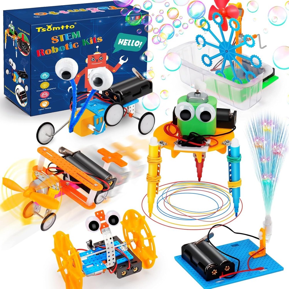 Kit de robótica STEM, 6 juegos de experimentos científicos actividades proyectos