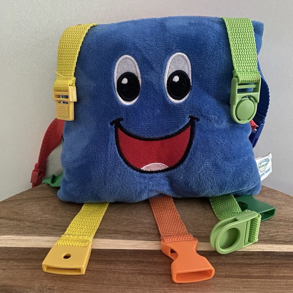 Development Toys Boomer Square Buckle Toy Travel Essential for Toddlers EUC
