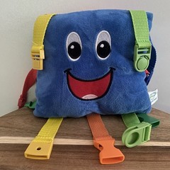 Development Toys Boomer Square Buckle Toy Travel Essential for Toddlers EUC
