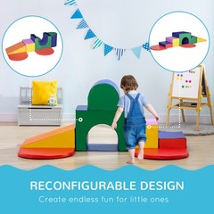 7-Piece Kids Crawl and Climb Activity Play Set, Multicolor
