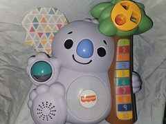 Fisher Price Linkables Koala Bear Learning Toy Interactive Tested Working Used