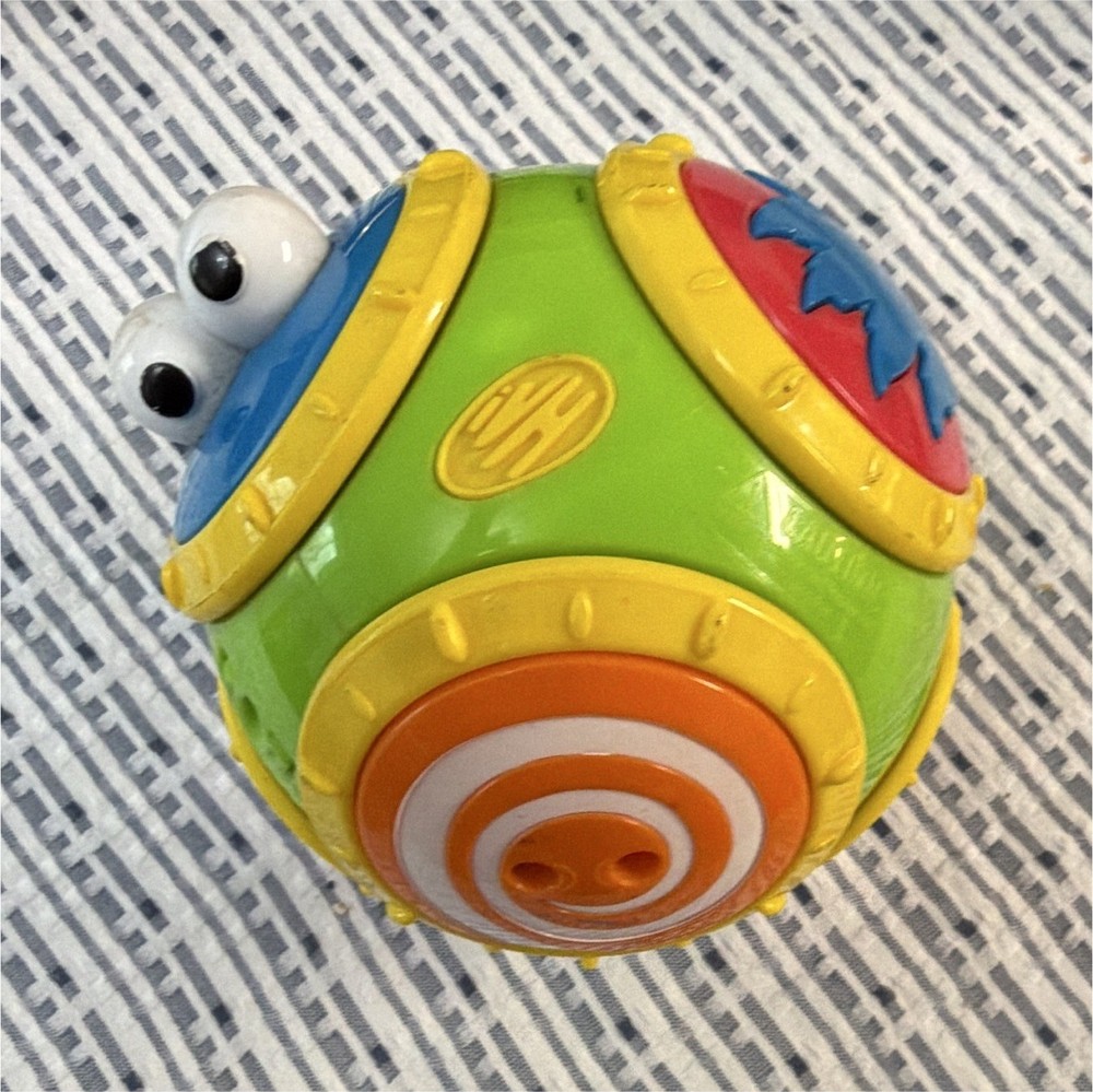Multicolor Baby Developmental Rolling Activity Ball Toy with Eyes