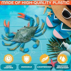 Interactive Blue Crab Toy for Kids – Perfect for Bath Play and Coastal Decor