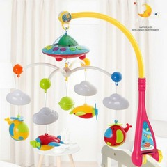 Baby Mobile Crib Music Light Galaxy Projection 108 Songs For 0-12 Months Newborn