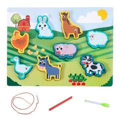 Childrens Fishing Beading Baby Educational Toy
