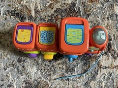 Vtech Interactive Toy Toddler Animal Train Roll And Surprise Red Age 6-36 Months