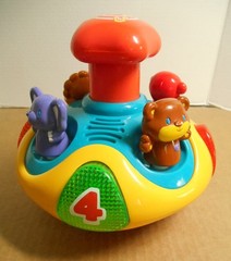 Vtech Spin and Learn Top Animals Numbers Tested and Works O65