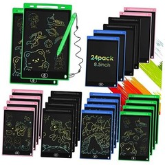LCD Writing Tablet Drawing Board 8.5 inch Colorful Drawing Tablet for 24 Pack