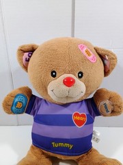 VTech Talking Plush Learning Bear Interactive Toy Works Great See Video