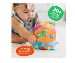 Move2Play Interactive Baby Crawling Ball, 30+ Songs & Sounds. Toy 6-36 Months.