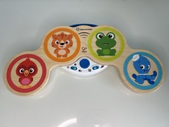 Baby Einstein Magic Touch Drums Wooden Drum Musical Toy, Ages 6 Months and Up