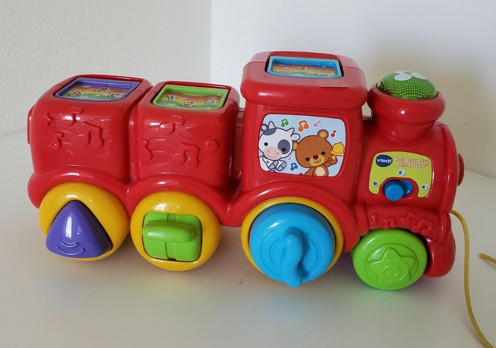 Vtech Roll & Surprise Animal Train. Pop Up Animals. Ages 6-36 Months.