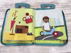 My Daily Activity Soft Cloth Toddler Zip Up Book Fine Motor