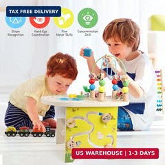 Activity Table for 1 Year Old Montessori Educational Learning Toys for 1 2 Year