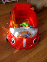 Fisher-Price Baby Toy Laugh & Learn Crawl Around Car Red Activity Center with Ed