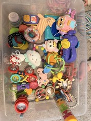 Classic World Multicolor Baby Toys Lot – Rattles, Musical, Activity