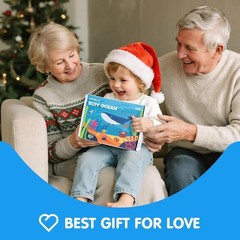 Interactive Montessori Ocean Busy Board for Toddlers: Travel-Friendly Gift